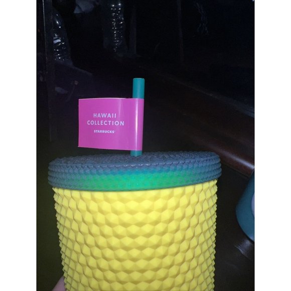 NEW Starbucks Hawaii Collection Studded Yellow Pineapple Tumbler 24oz - Picture 4 of 6